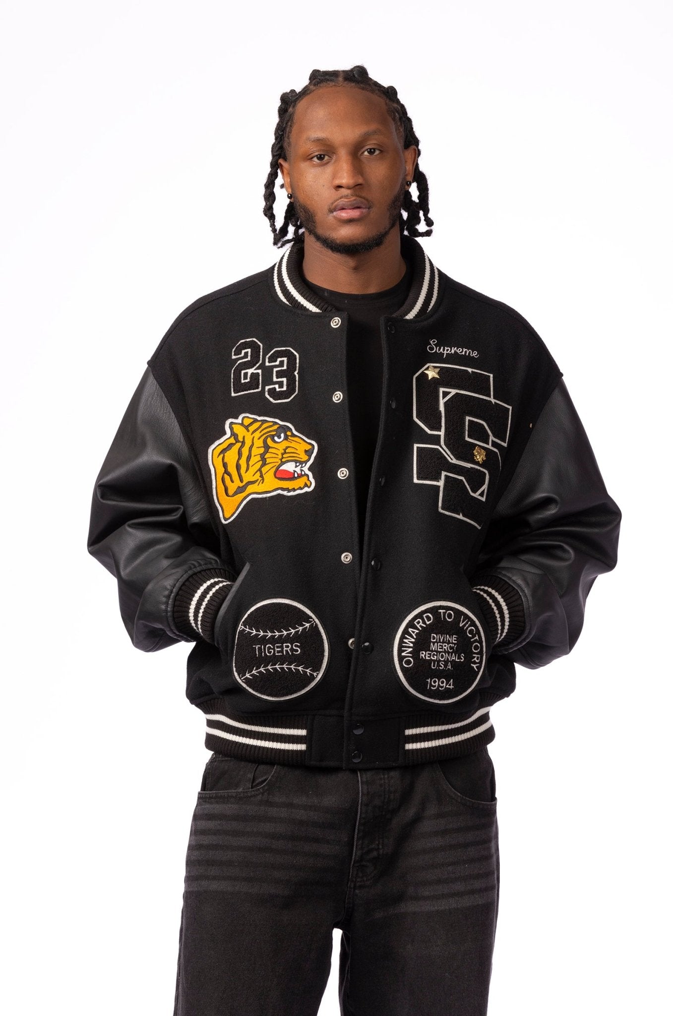 Supreme Tiger Varsity Jacket – FW23 – supergl0rious